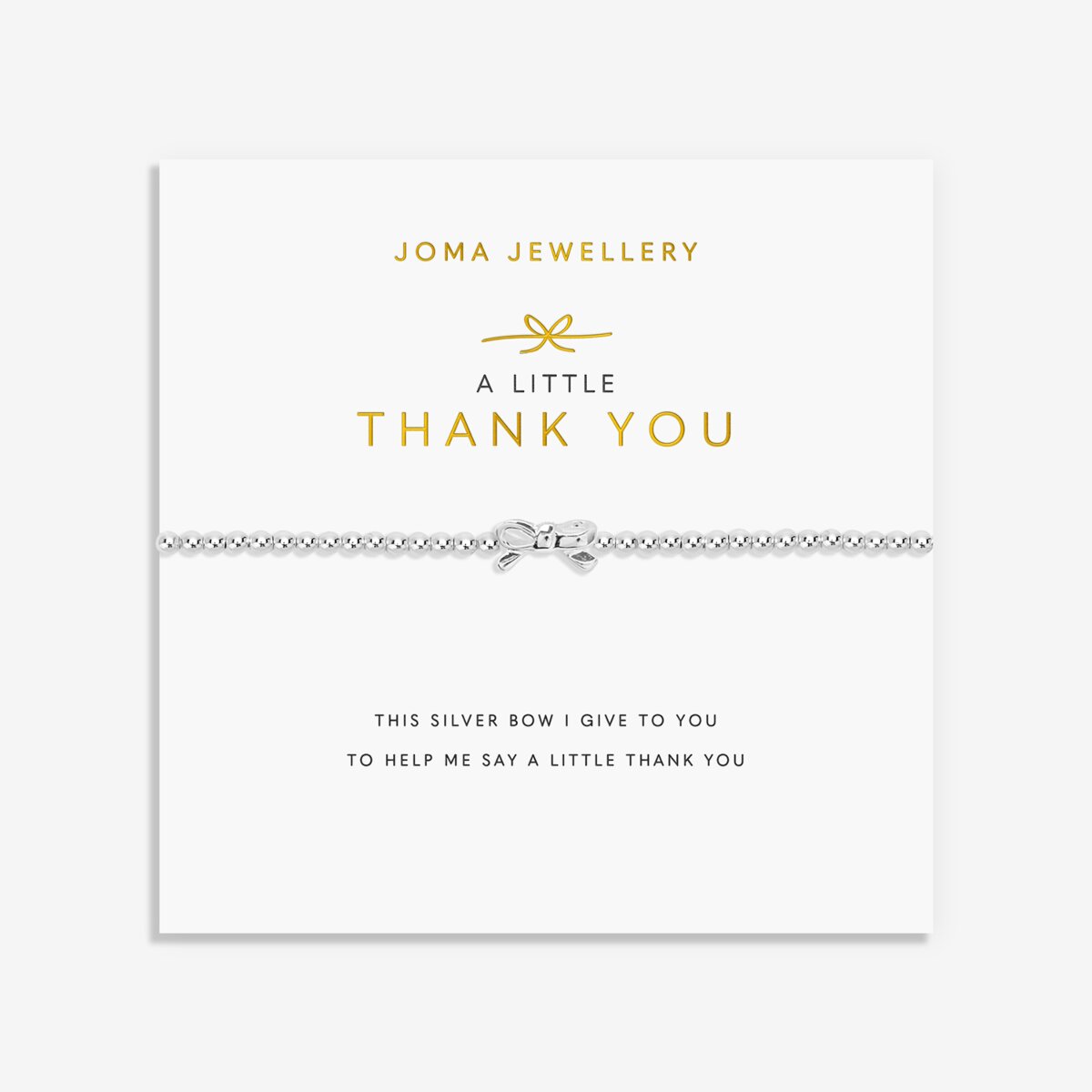 A Little Thank You Bow Bracelet