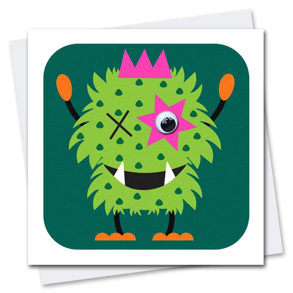 Menacing Malcolm Monster - Googly Eye Card
