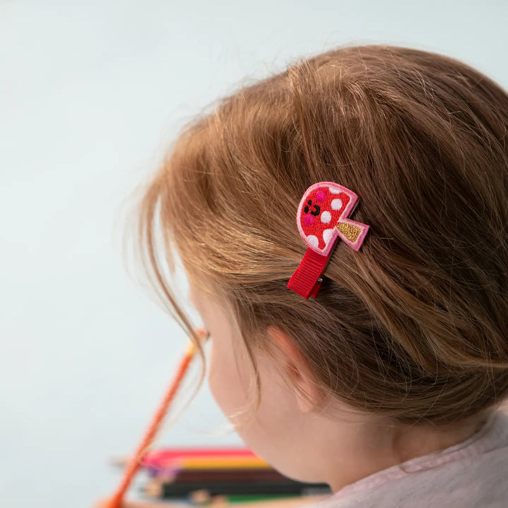 Kid’s Hair Clips - Toadstools (Set of 2)