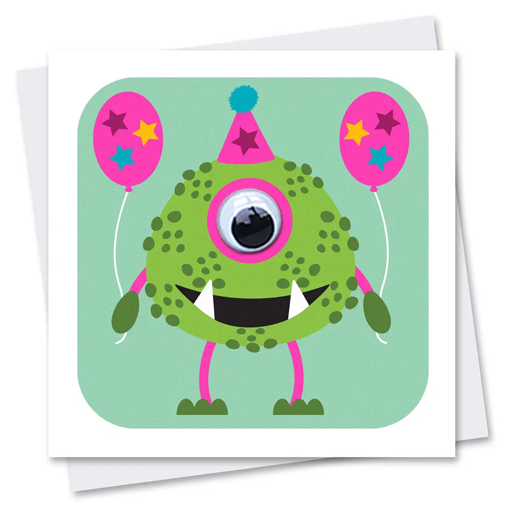 Wobbly Bobbly Bob - Googly Eyes Card