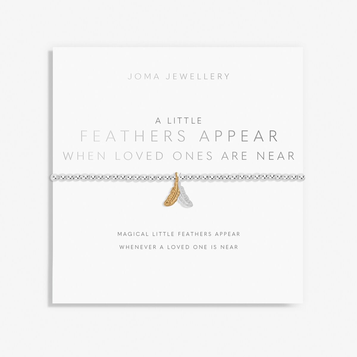 A Little Feathers Appear When Loved Ones Are Near Bracelet