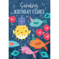 'sending Birthday Fishes' Birthday Greeting Card