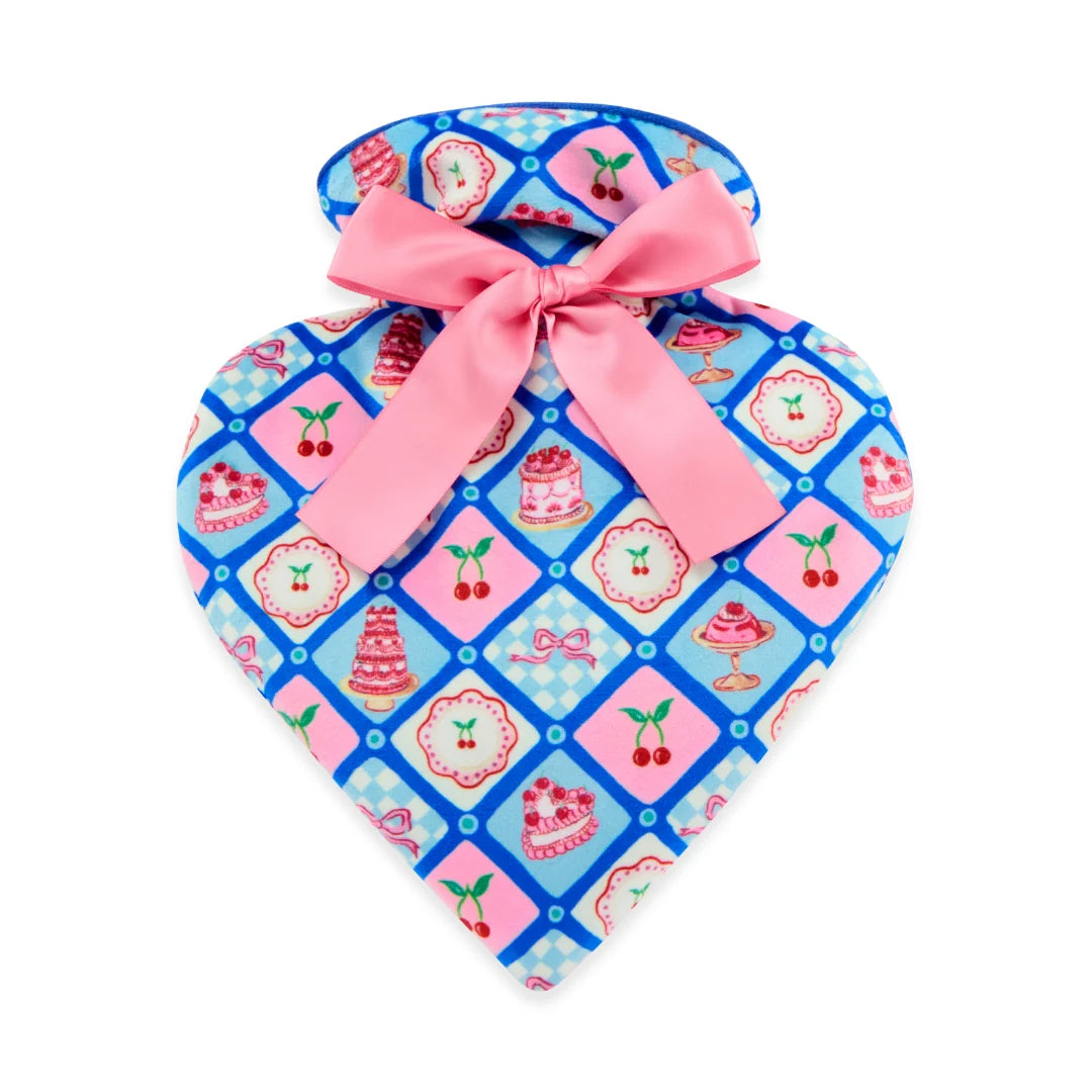 Heart Shaped Velvet Hot Water Bottle