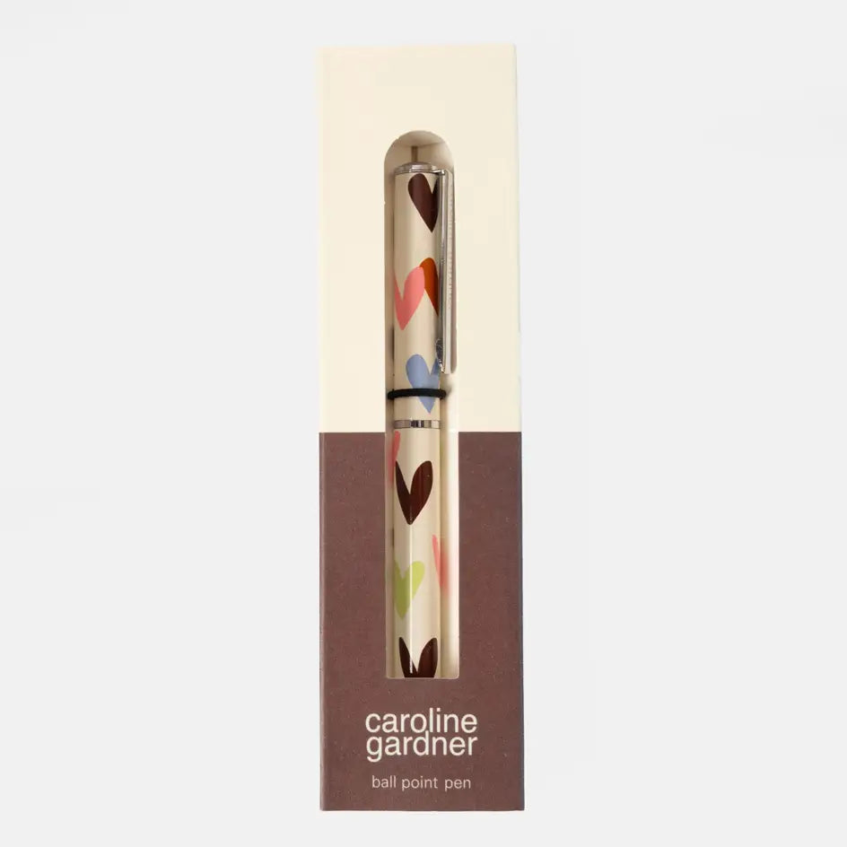 Multi Small Hearts Boxed Pen