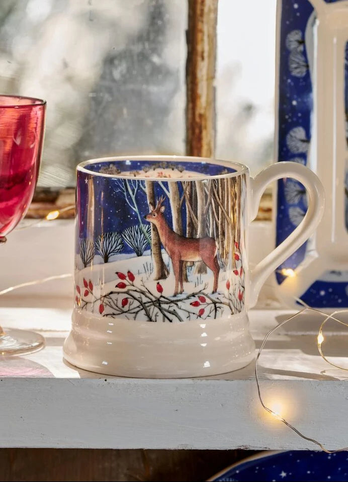 Emma Bridgewater Midnight Deer 1/2 Pint Mug