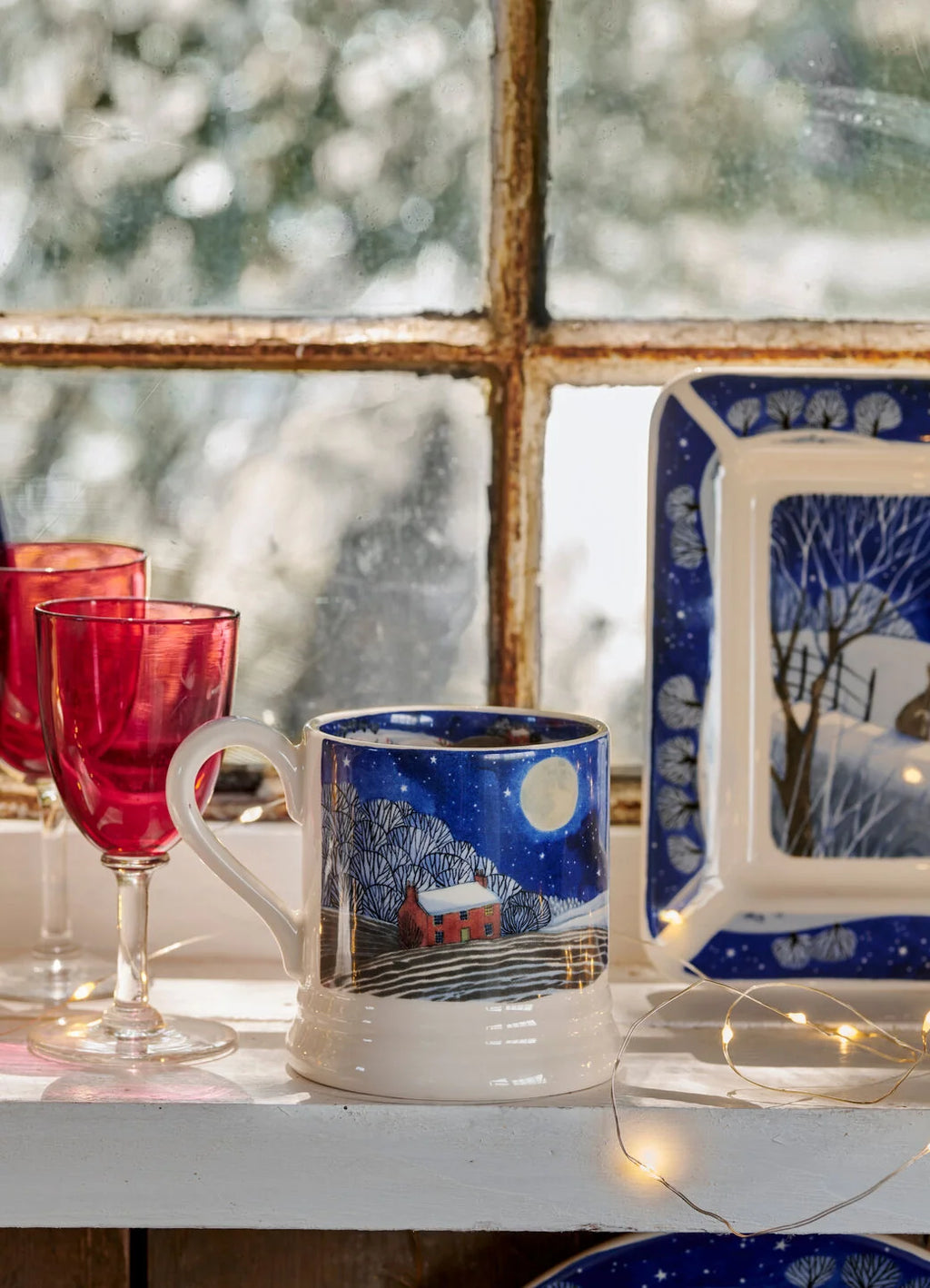 Emma Bridgewater Midnight Deer 1/2 Pint Mug