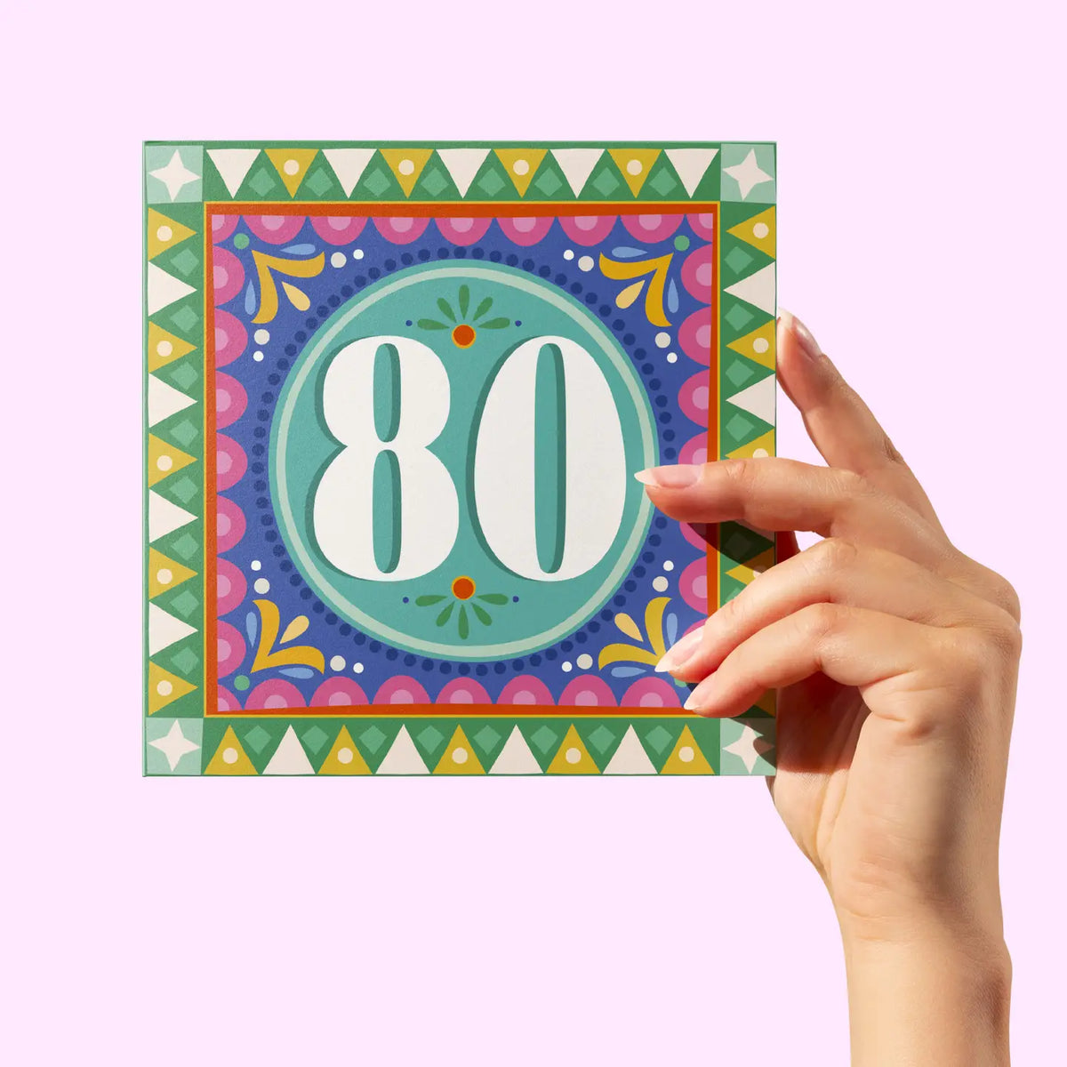 80th - Birthday Card