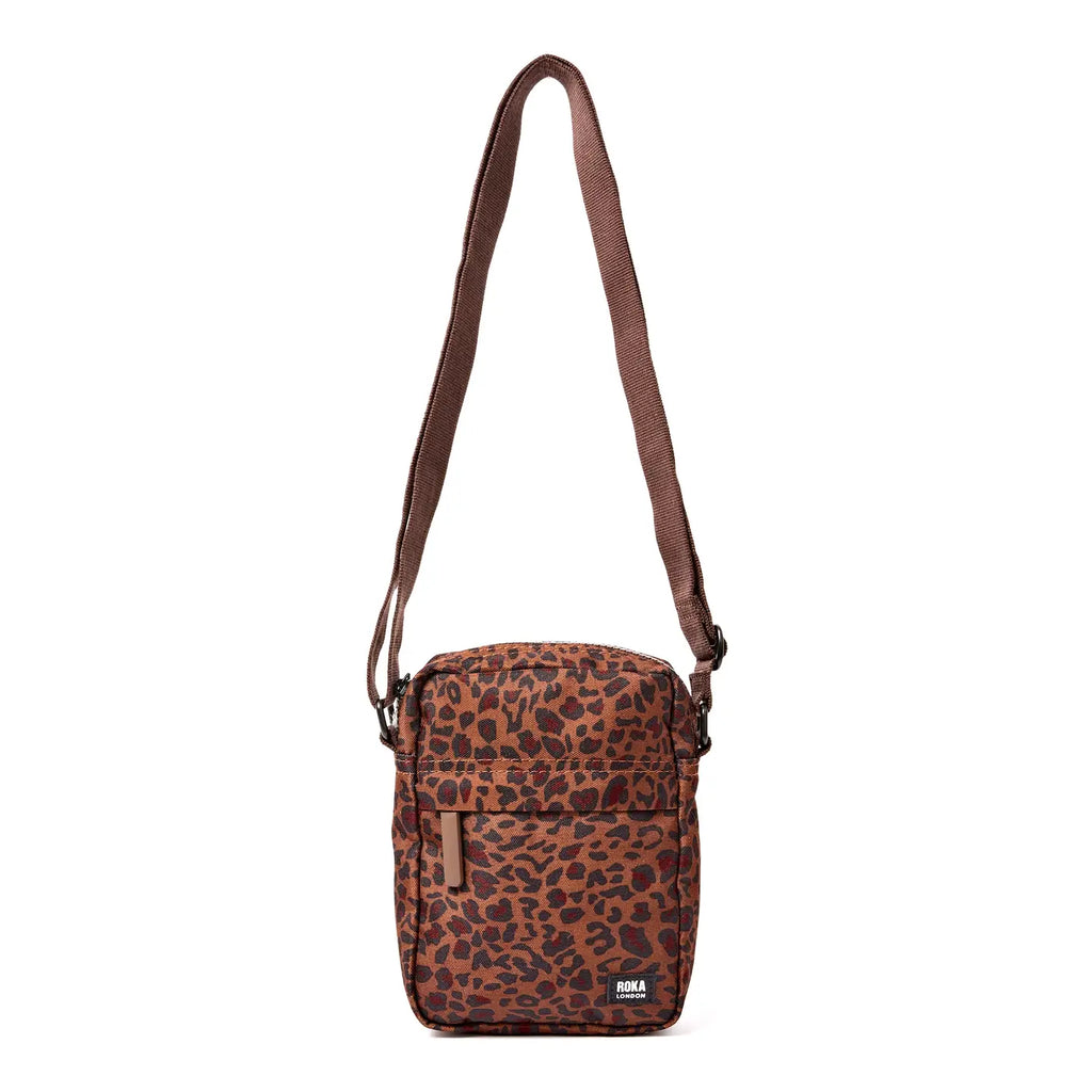 Roka Bond Crossbody Bag in Mini Leopard Canvas