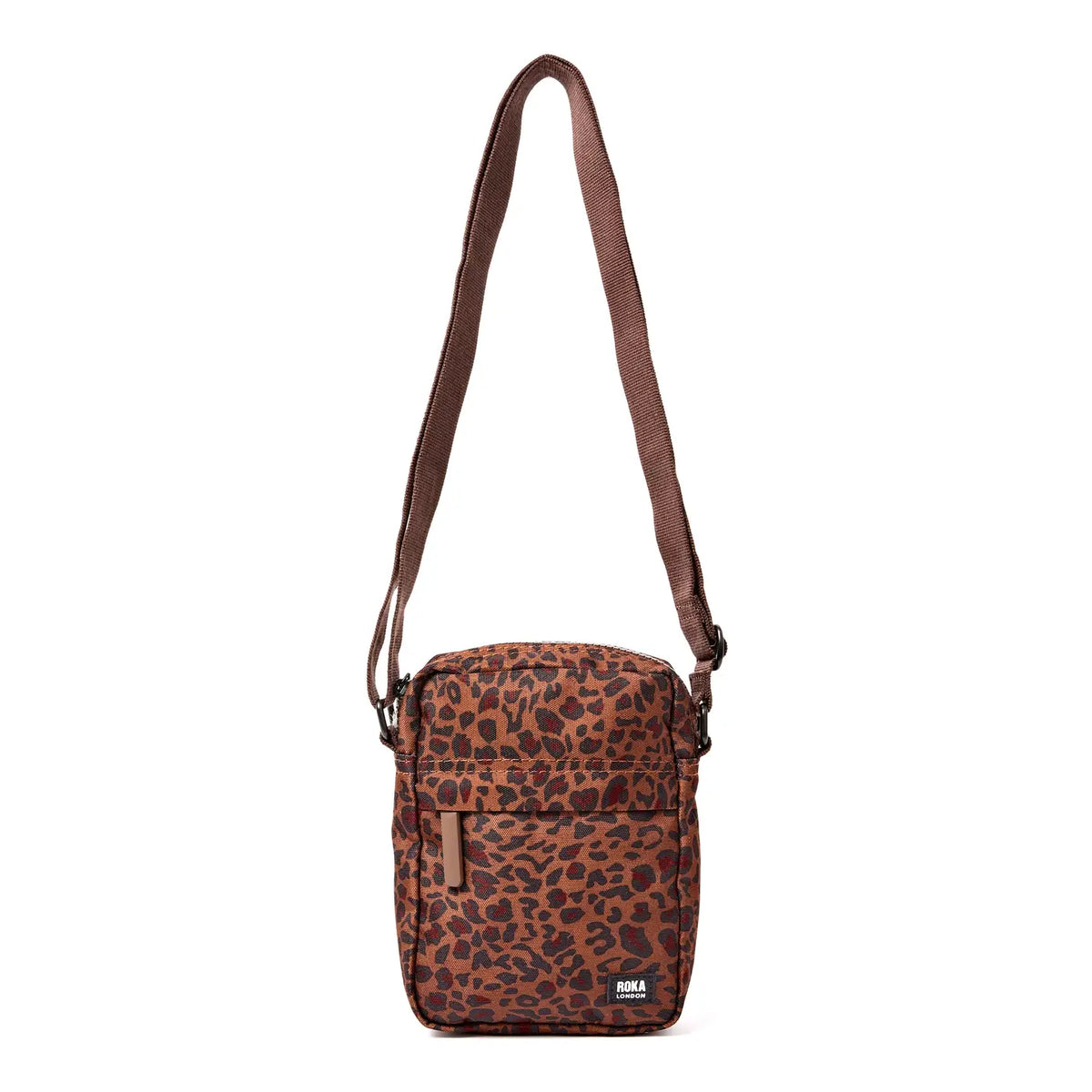 Roka Bond Crossbody Bag in Mini Leopard Canvas