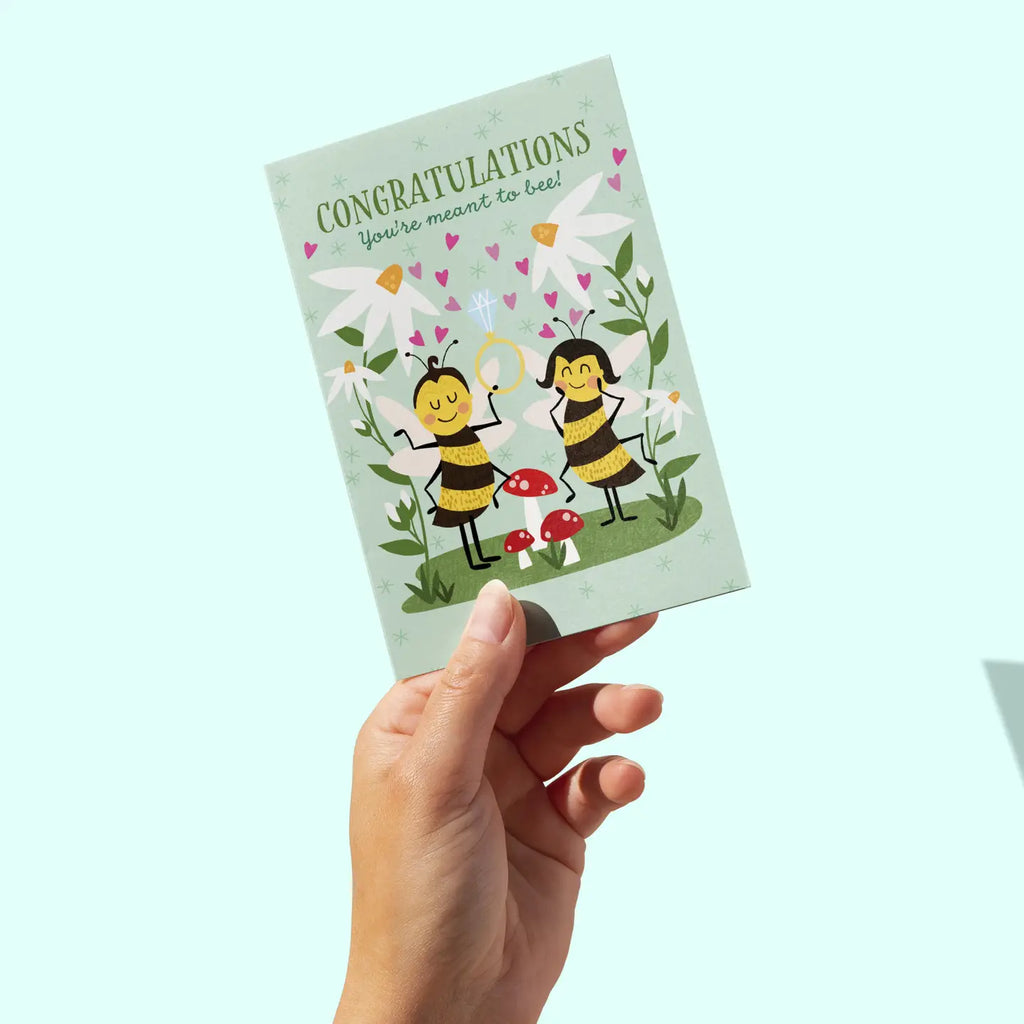 You're meant to Bee - Engagement Card