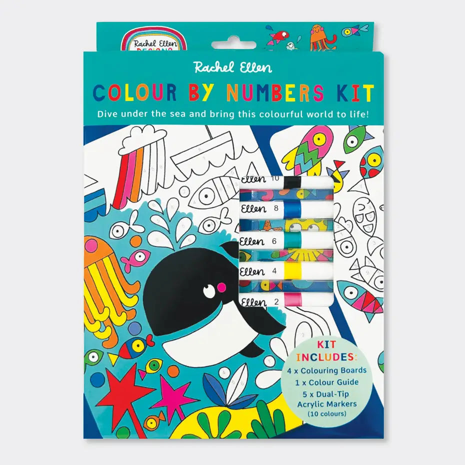 Colour by Numbers Kit - Under the Sea