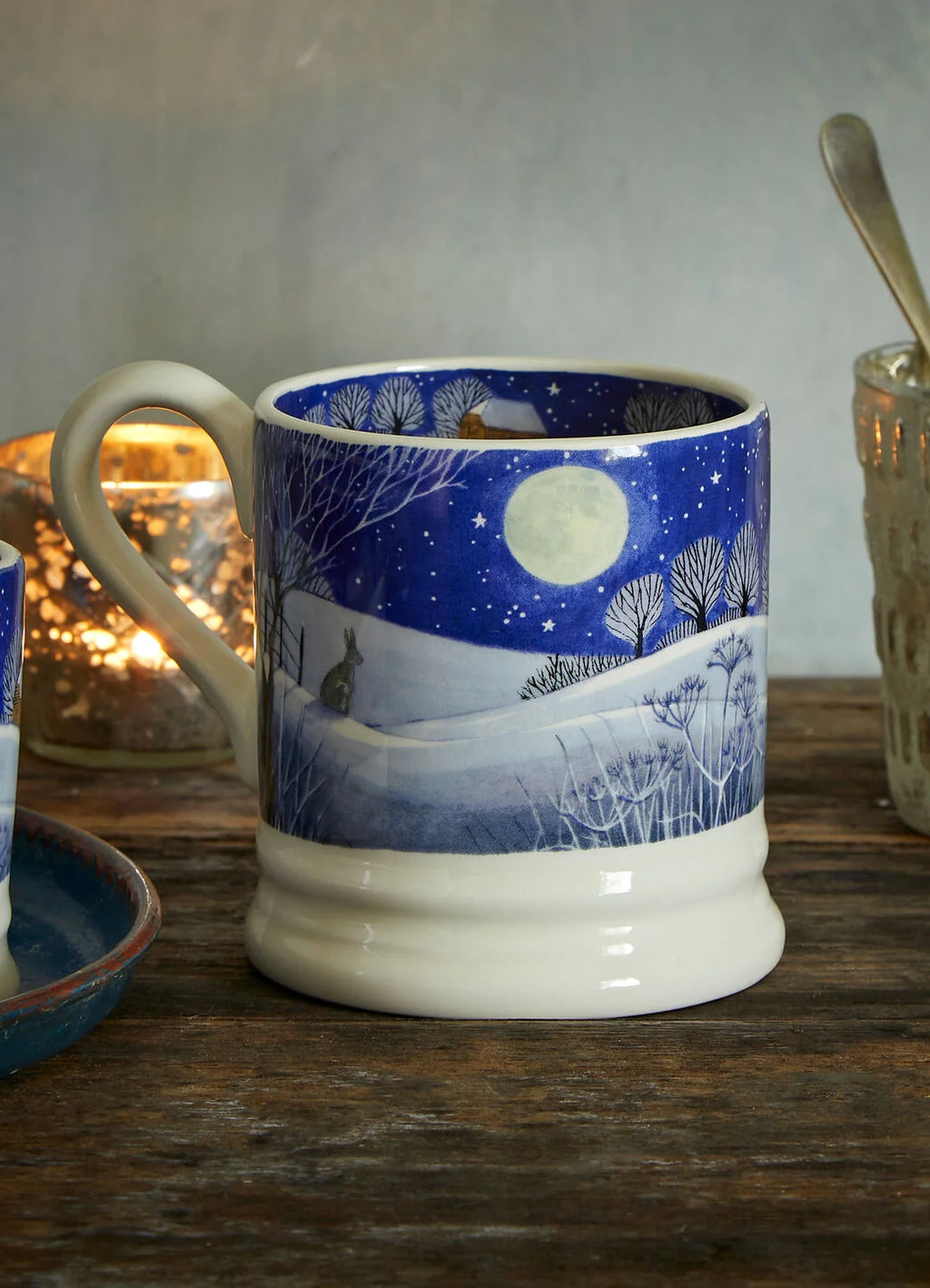 Emma Bridgewater Midnight Hare 1/2 Pint Mug