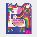Unicorn Die-Cut Colouring Book with Stickers