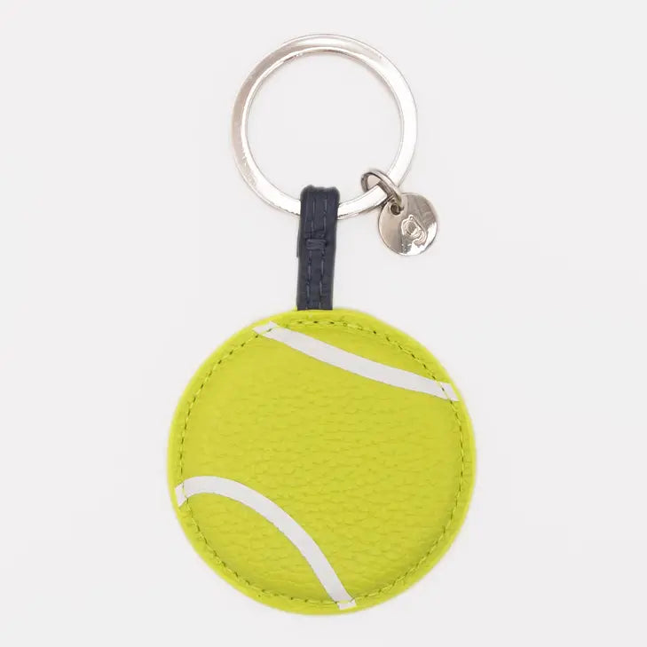 Tennis Ball Novelty Keyring / Bag Charm