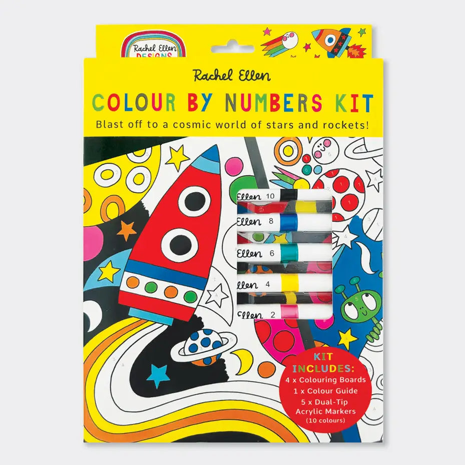 Colour by Numbers Kit - Cosmic