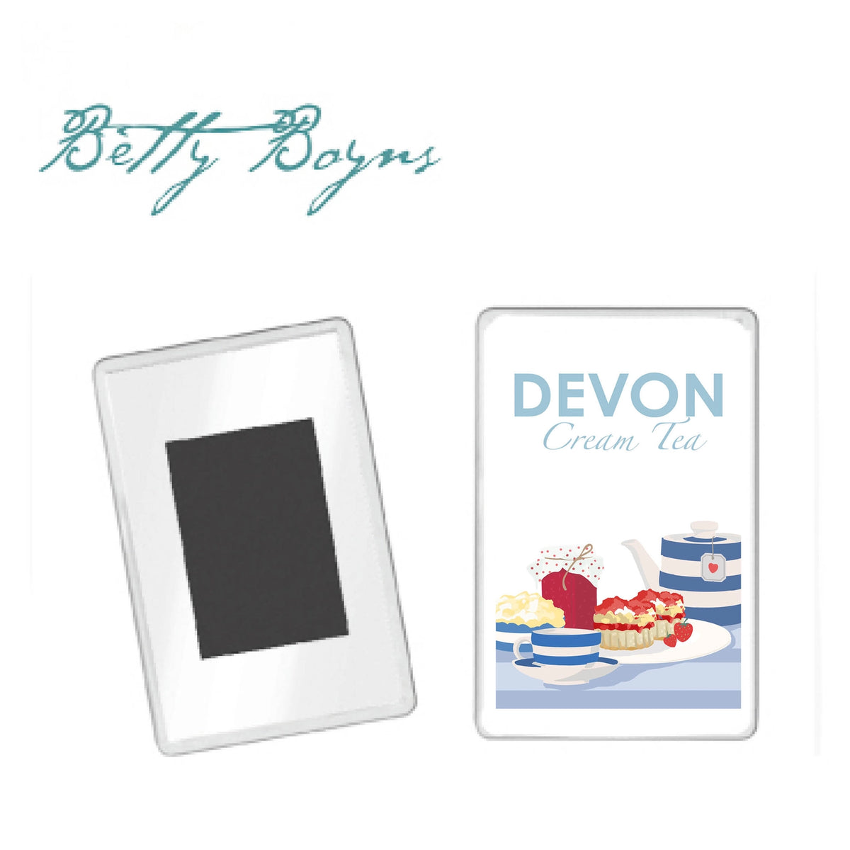 Budleigh Salterton Fridge Magnet - various styles