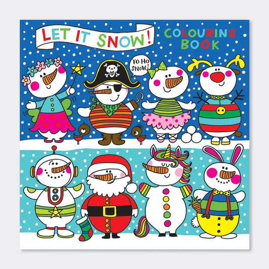 Children's Christmas Colouring Book - Let It Snow Snowman