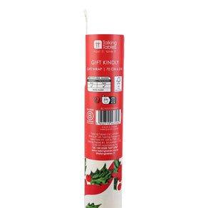 Holly Recycled Wrapping Paper - 3m