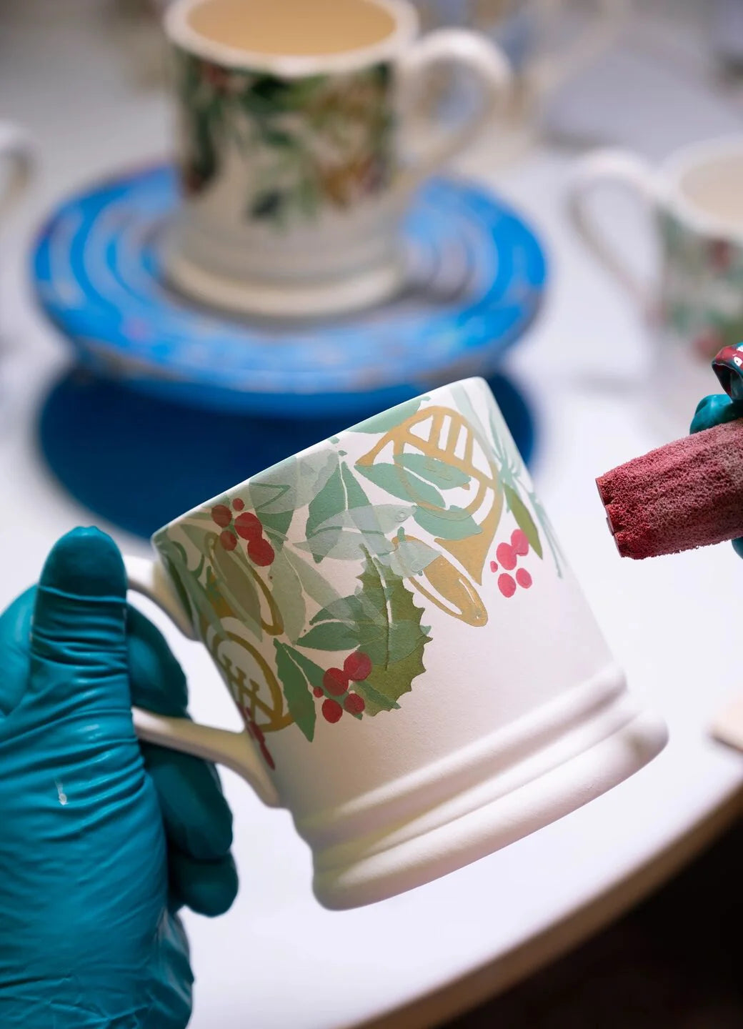 Emma Bridgewater Bring In The Green 1/2 Pint Mug