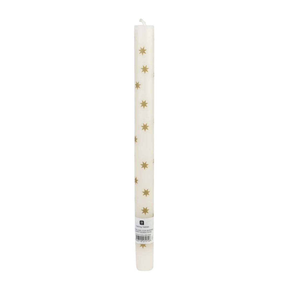 Gold Star Straight Dinner Candles