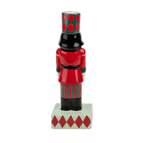 Hand-Painted Nutcracker Candle Holder