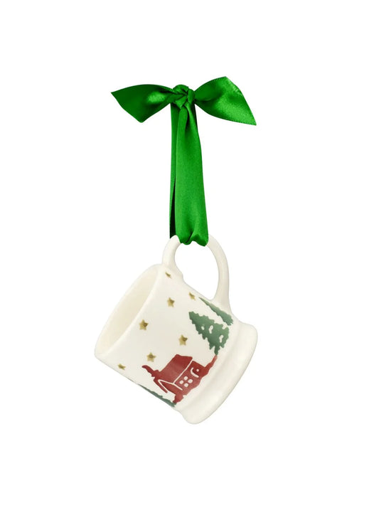Emma Bridgewater Christmas Cabin Tiny Mug Boxed