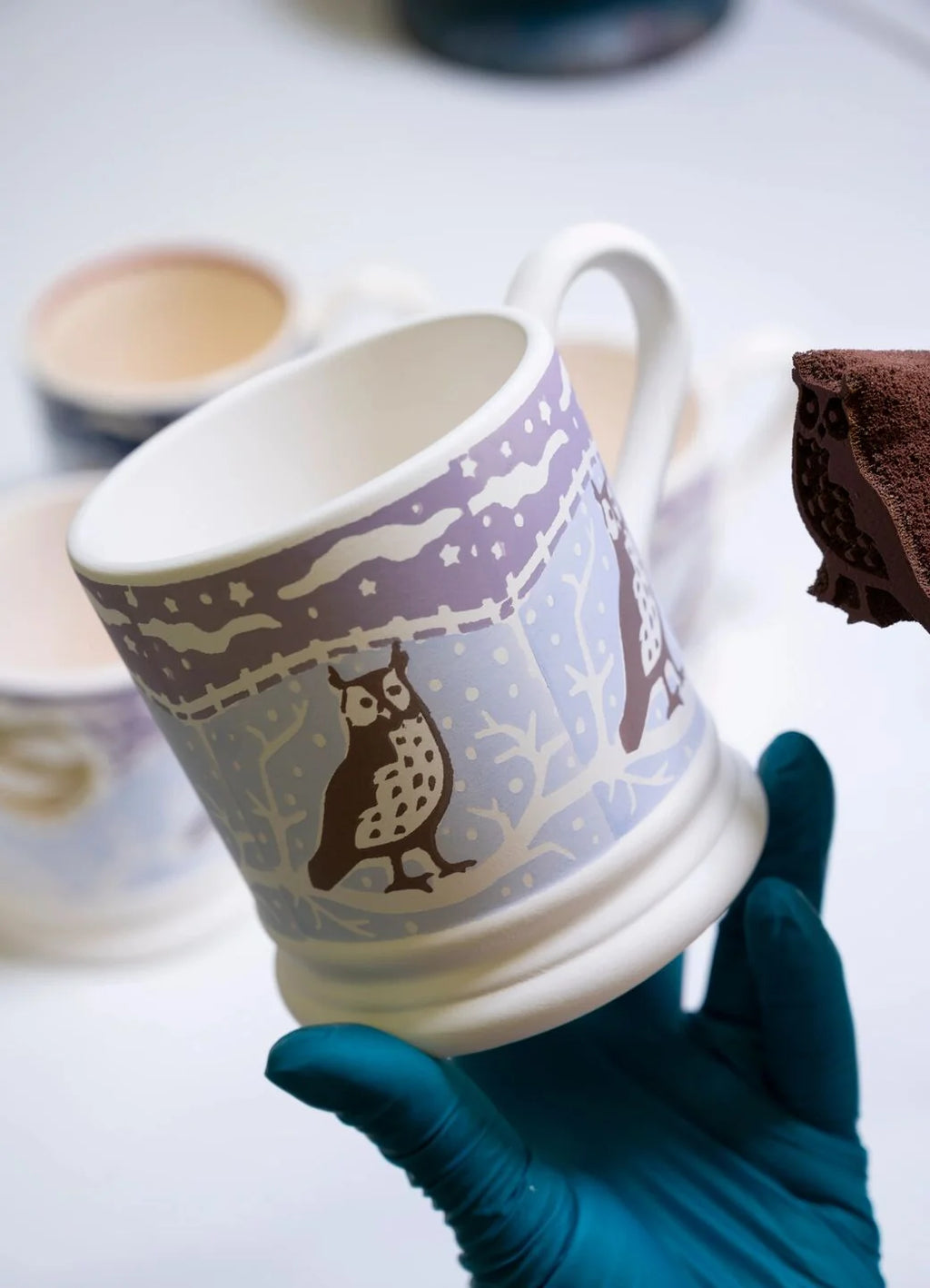 Emma Bridgewater Christmas Icons Owl 1/2 Pint Mug