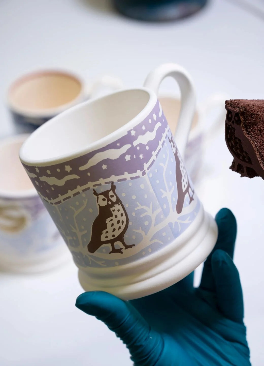 Emma Bridgewater Christmas Icons Owl 1/2 Pint Mug