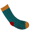 Doris & Dude Green Spot Sock - UK 3-7