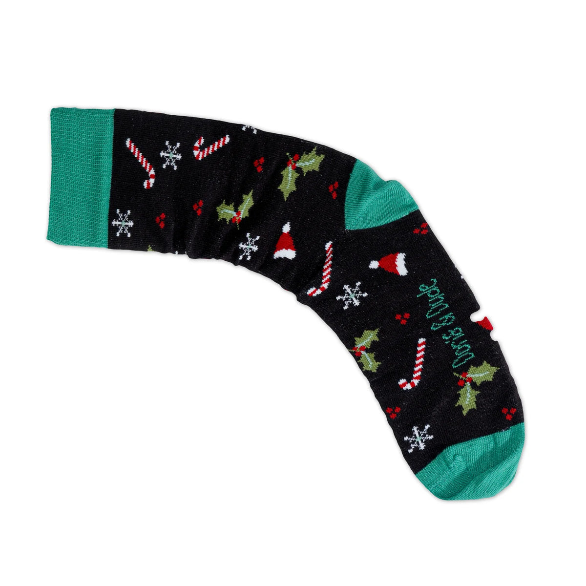 Doris & Dude Black Christmas Socks