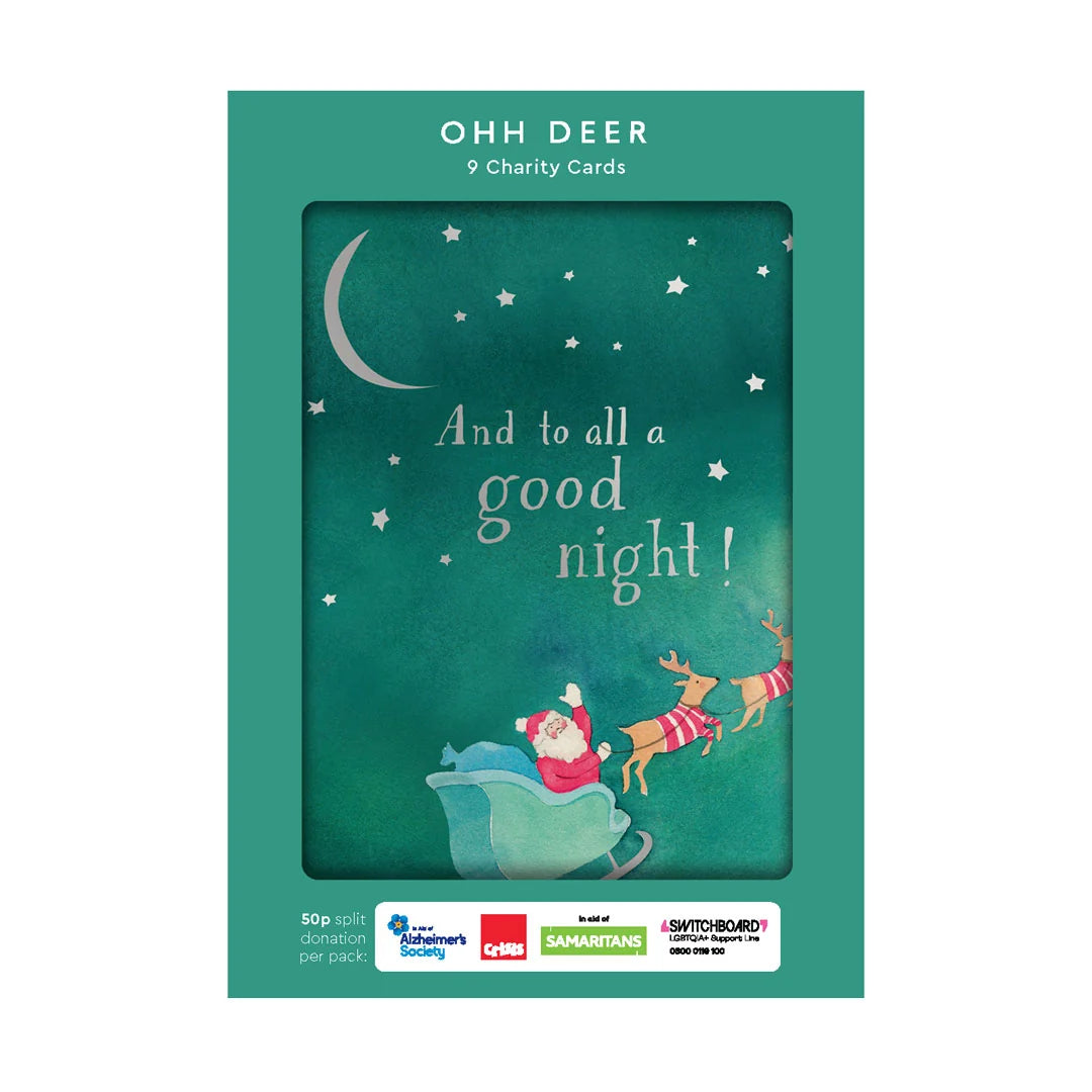 E. Frances Paper x3 Charity Christmas Cards (Pack of 9)