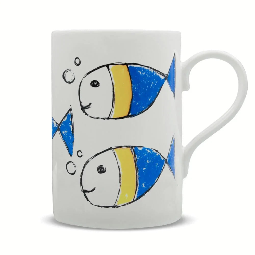 Fish Bone China Tall Mug
