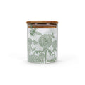 Kate Heiss Woodland Green Floral Glass Storage Jar - 750ml