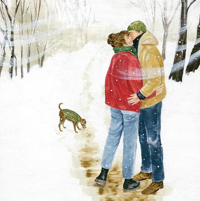 A Winter Kiss - Card