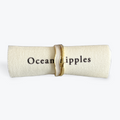 14ct Gold Plated Gold & Ivory Oil Drip Adjustable Ring