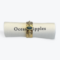 18ct Gold Plated African Turquoise Adjustable Ring