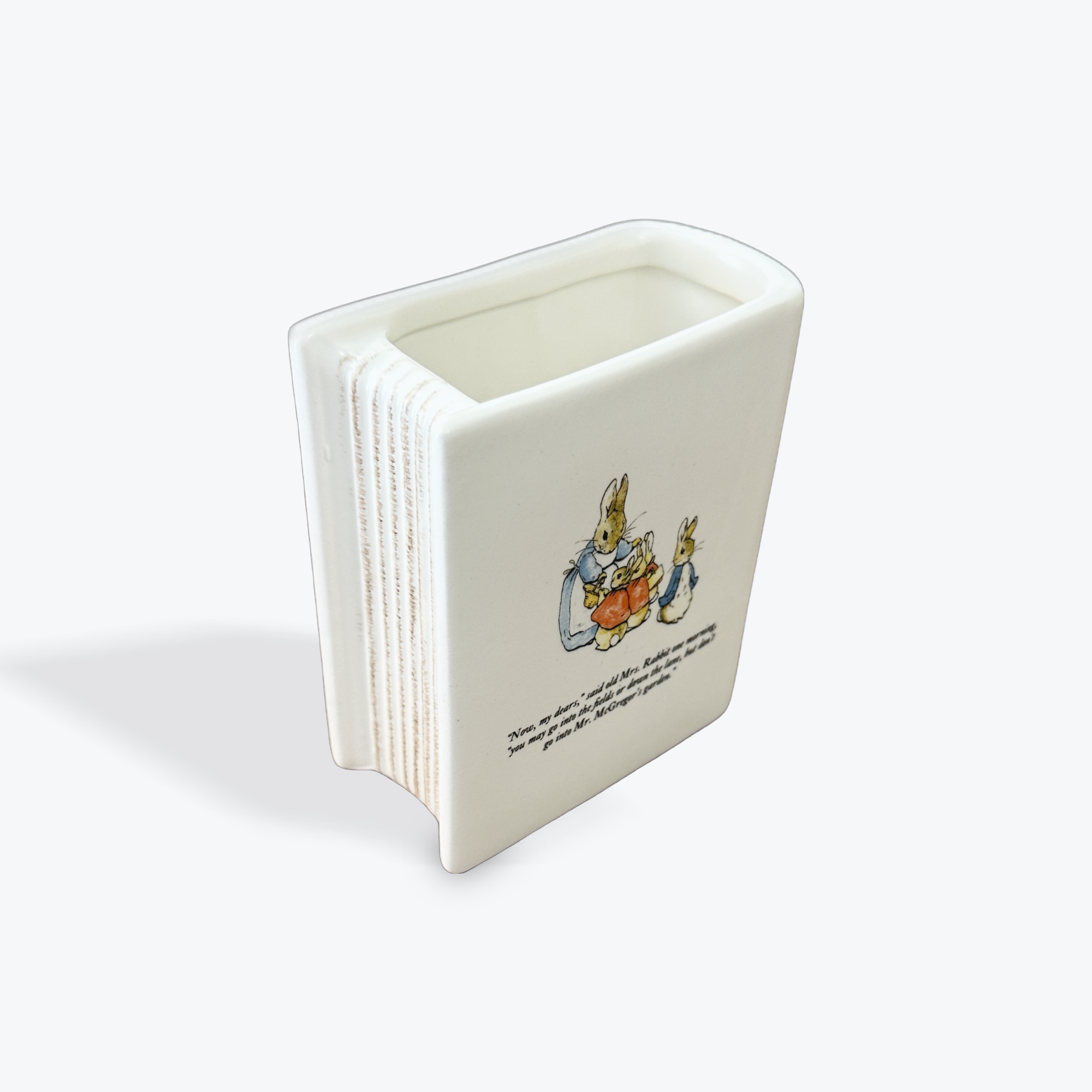 Peter Rabbit Tale 10cm Ceramic Book Pot