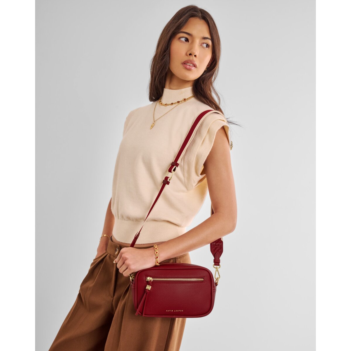 Katie Loxton Crimson Hallie Cross Body Bag
