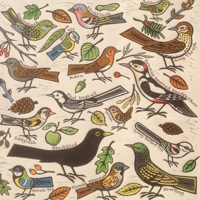 Garden Birds - Card