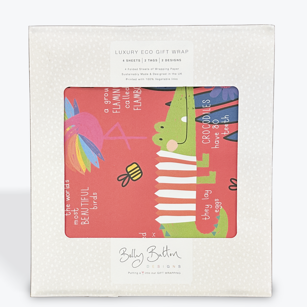 Crocodile Eco Gift Wrap Pack