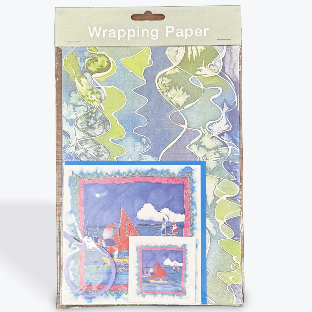 Sailing Wrapping Paper and Card set