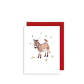 Donkey & Robin Mini Christmas Card