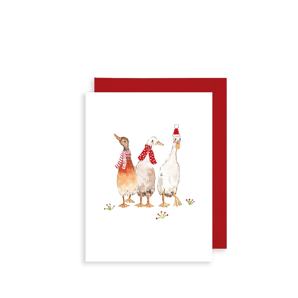Christmas Ducks Mini Christmas Card