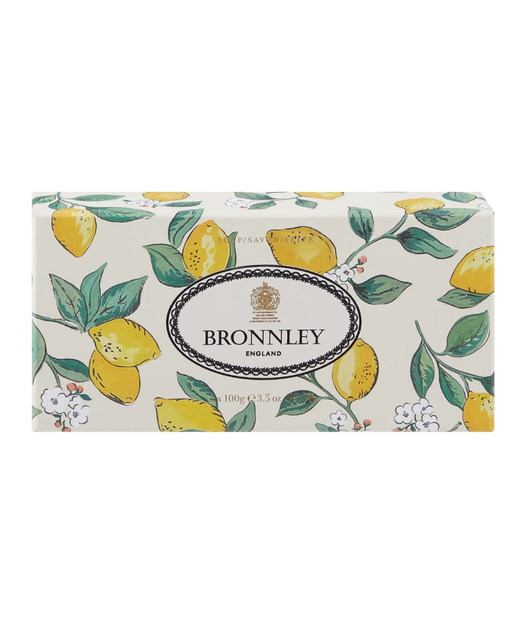 Bronnley Lemon Soap Gift Set - 3 x 100g
