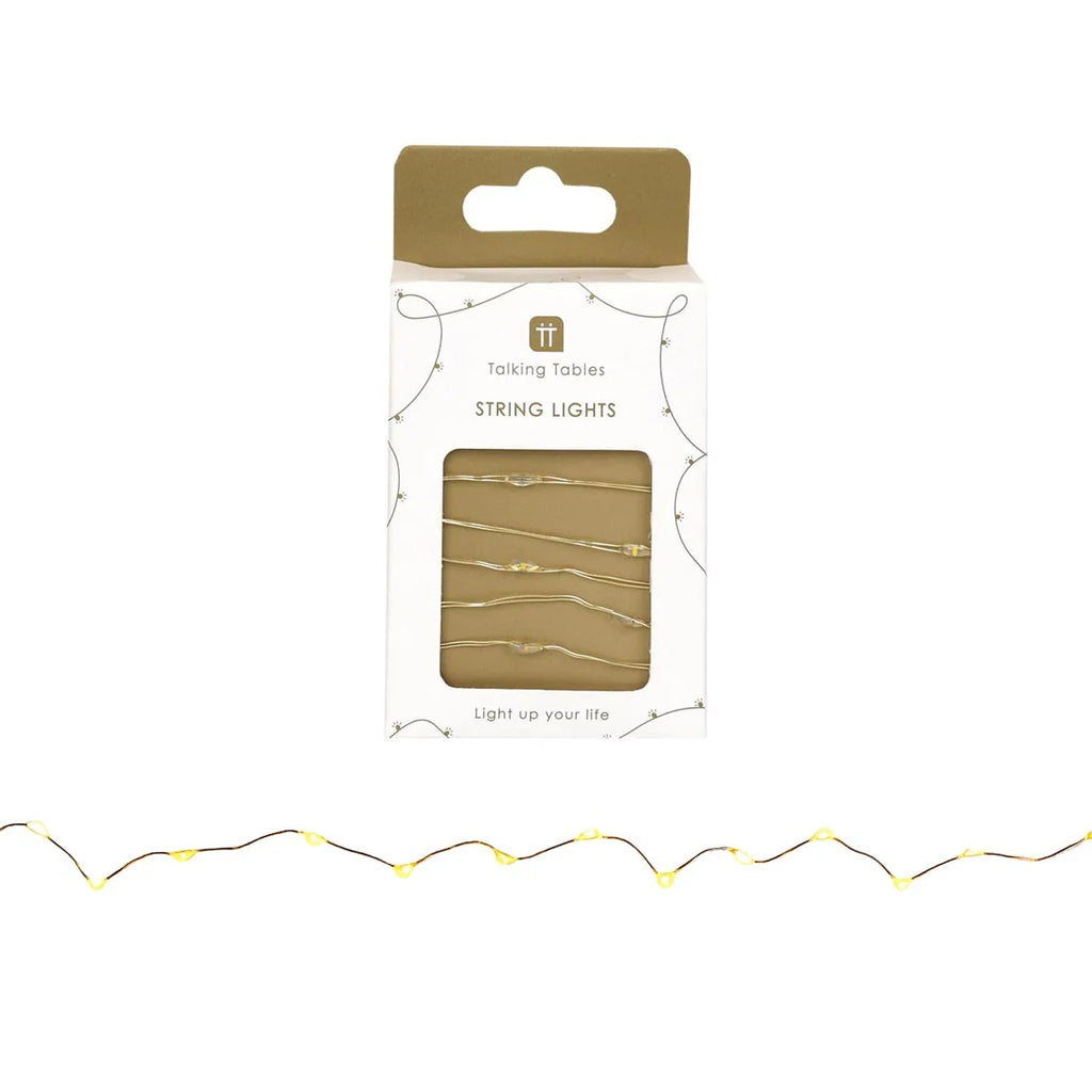 Gold LED String Lights - 3m
