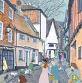 Bustling Around - Card