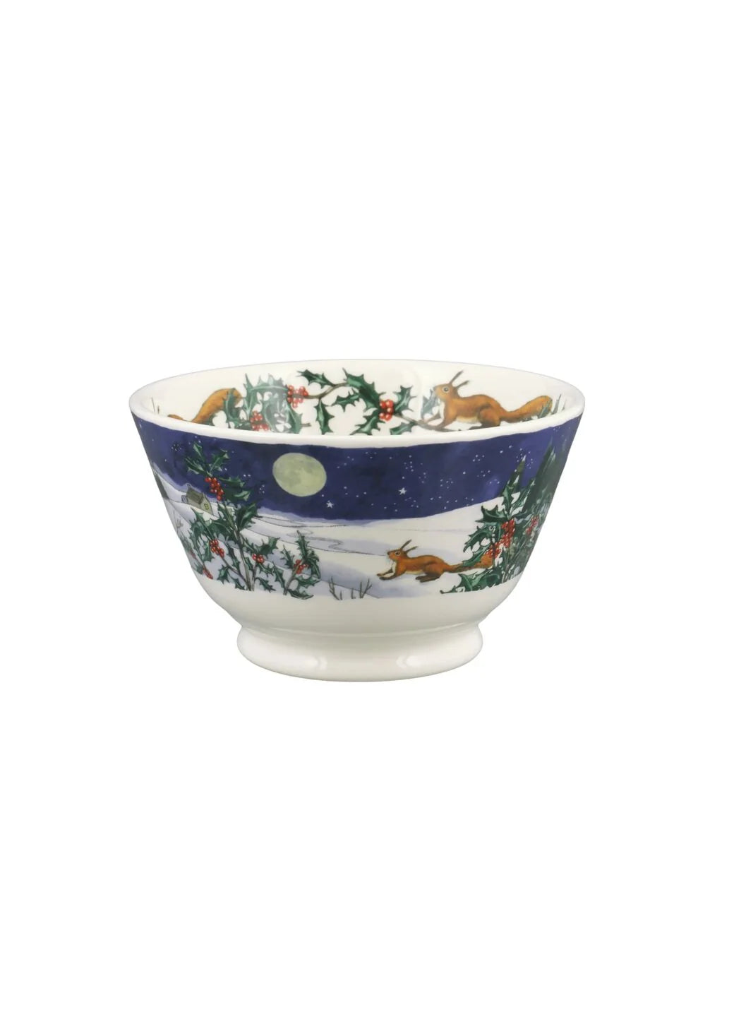 Emma Bridgewater Midnight Squirrel Small Old Bowl