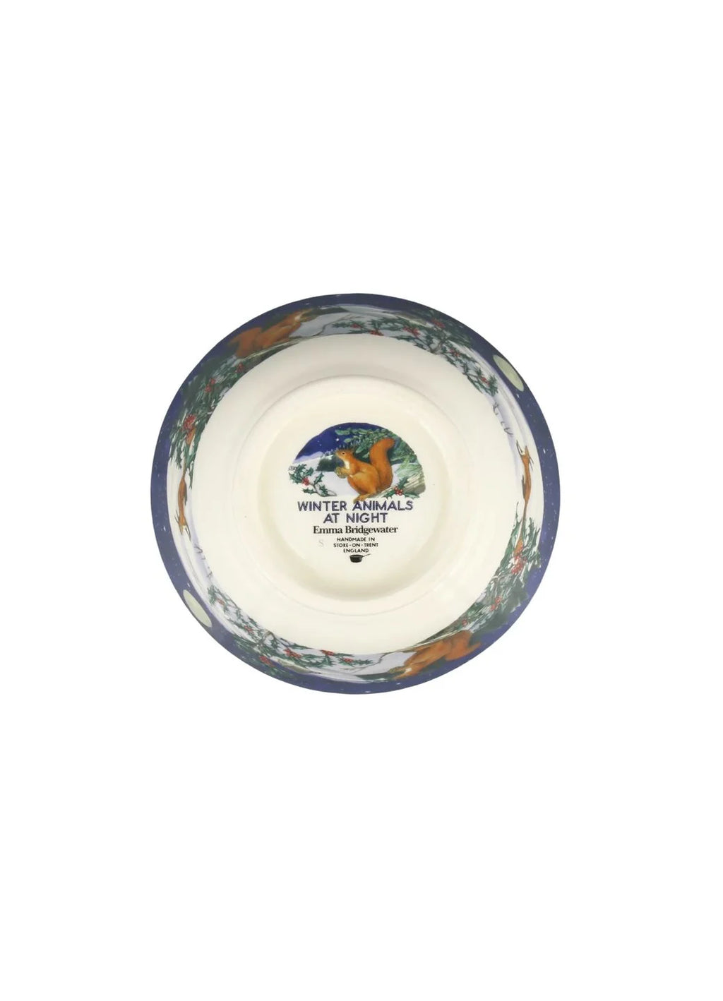 Emma Bridgewater Midnight Squirrel Small Old Bowl