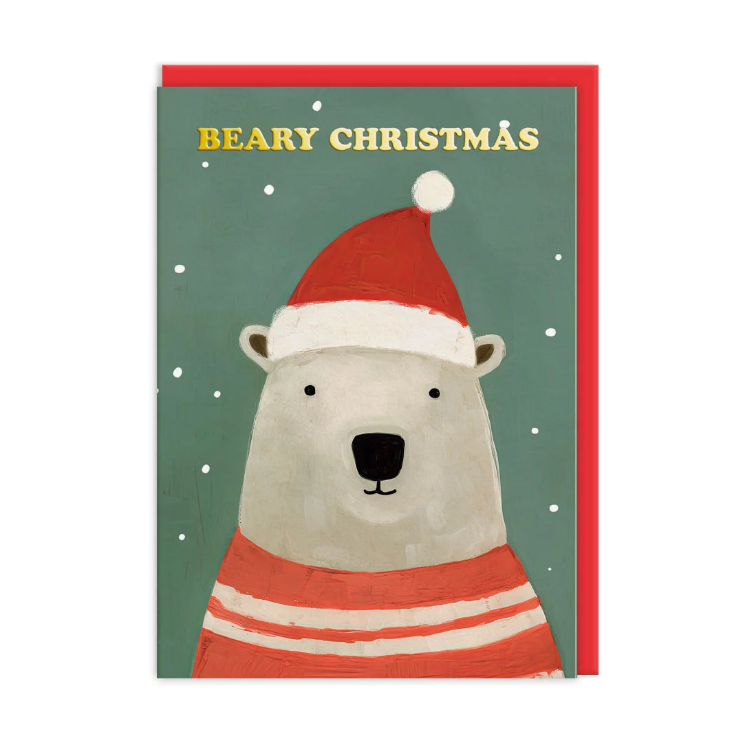 Festive Bears x 3 Charity Christmas Cards (Pack of 9)