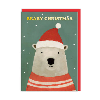 Festive Bears x 3 Charity Christmas Cards (Pack of 9)